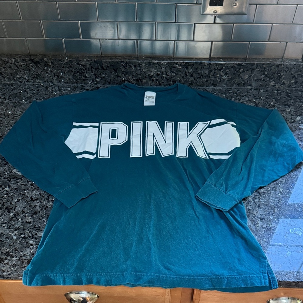 PINK Victoria's Secret Teal Top